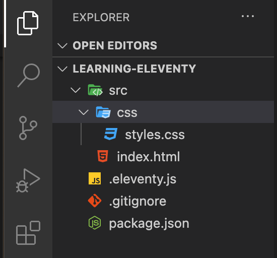 Eleventy Project Files